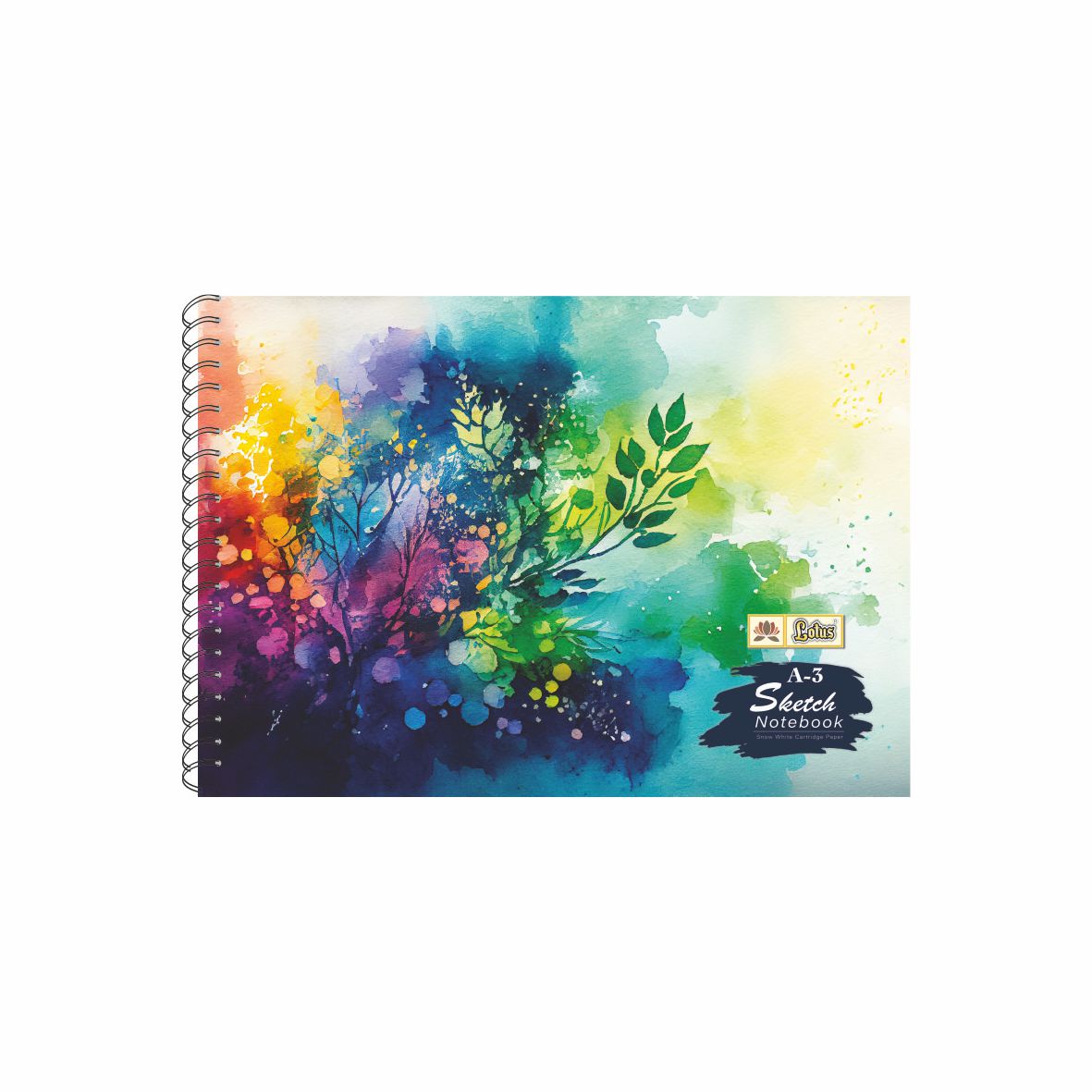 PRINTELLIGENT Artists Sketch Book Drawing Book (75 Sheets, 150 Pages)  Perforated 140 GSM Craft Book (A3 Size) (Leaf Theme) (A3) : Amazon.in: Home  & Kitchen