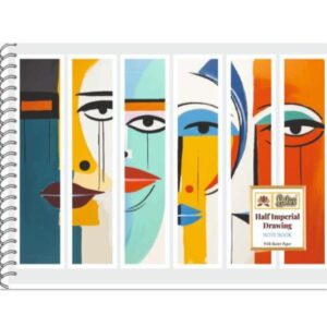 Lotus Half Imperial Drawing Notebook (Wiro Bound)