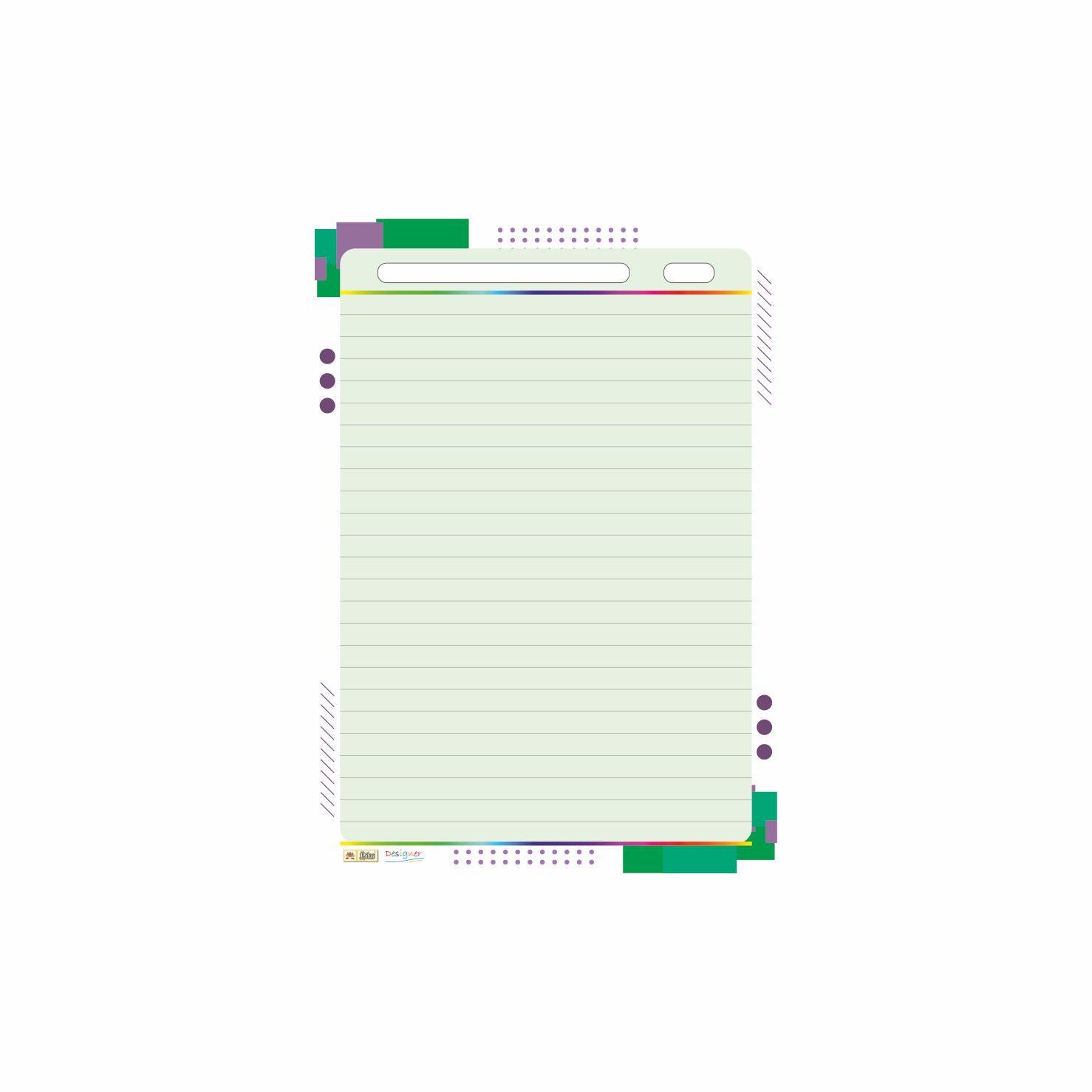 Lotus Designer Paper A4 (Code : D17) - Image 5