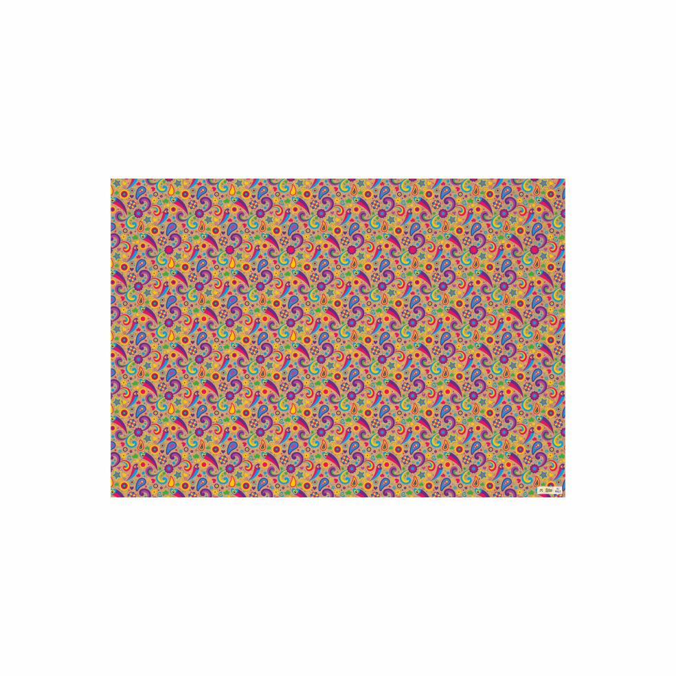 Lotus Kraft Series Gift Wrapping Paper (9021)