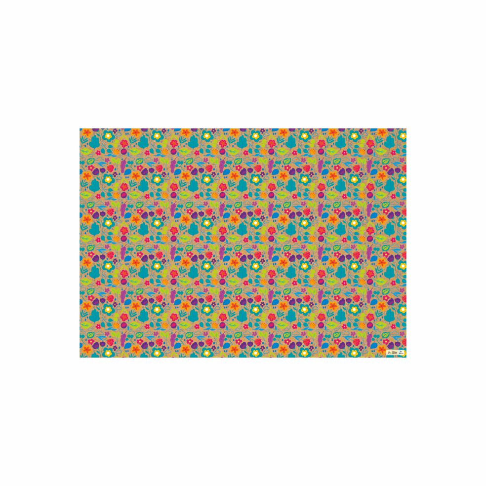 Lotus Kraft Series Gift Wrapping Paper (9026)